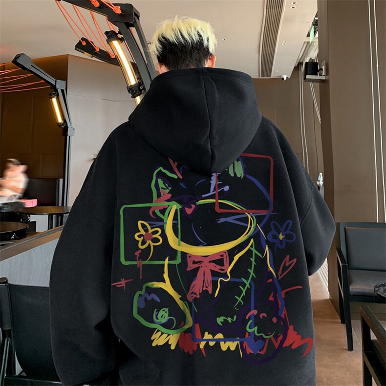 直播460克超厚潮牌重磅纯色连帽卫衣力推男XZ517A-2-WY8841-P68,男装卫衣,星座517A-2