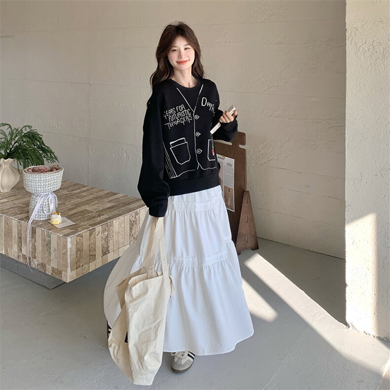 现货2025春新款上衣半身裙两件套2525P165控248,女装套装/套裙,2C201