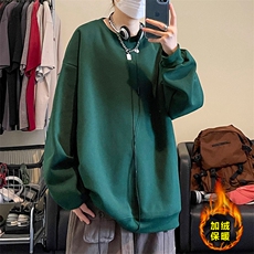 重磅华棉复合圆领卫衣加绒加厚WJ4336-特P35/常规W4252-特P30，男装卫衣，电商A007