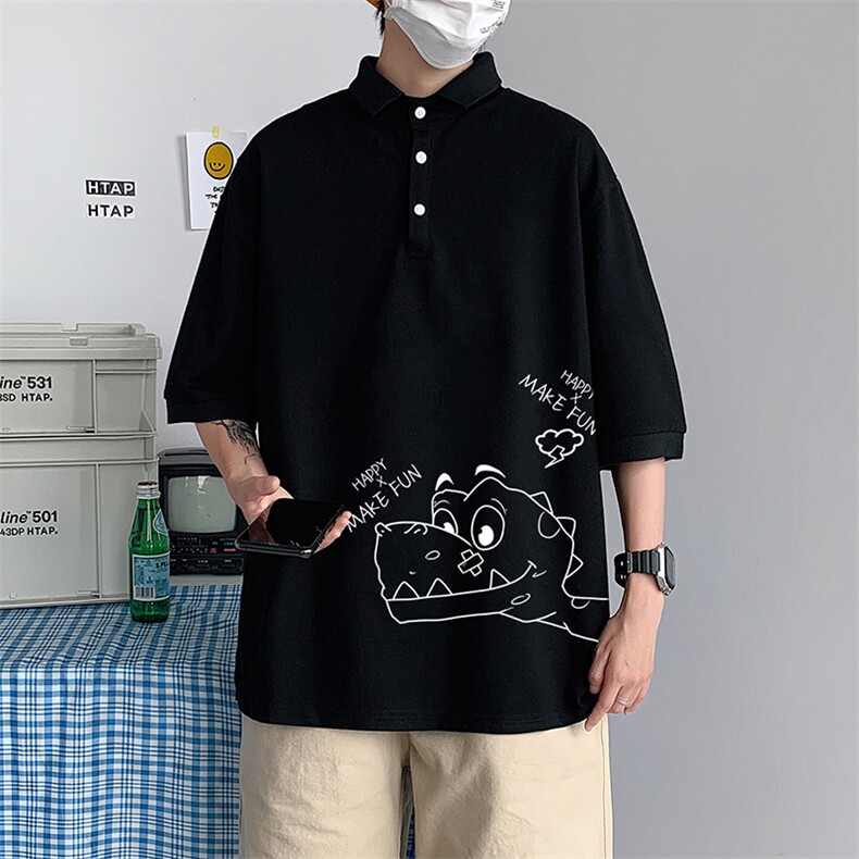 PL57136-P35翻领短袖polo衫男大码胖子半袖t恤男有领保罗衫模特,男装Polo衫,电商A040