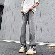 夏季小脚修身弹力牛仔裤男士韩版潮流高街2024长裤RK1902-P40，男装牛仔裤，星座412-3