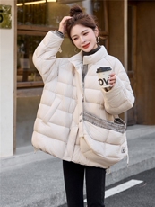 2025年冬季新款休闲羽绒服带包包外套，女装羽绒服，橙子家