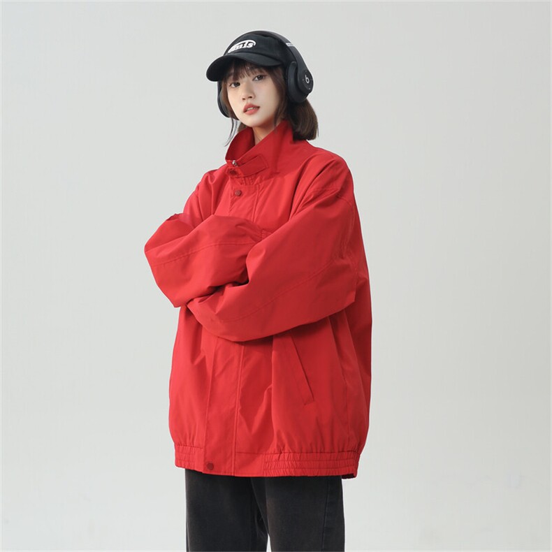 JK201/P65春装新款个性立领外套男潮牌夹克春秋款美式外套,男装夹克,电商基地A050
