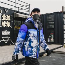 2020年冬季新款雪山潮流ins雪山保暖修身棉衣男DS-B293，男装棉衣，电商A306