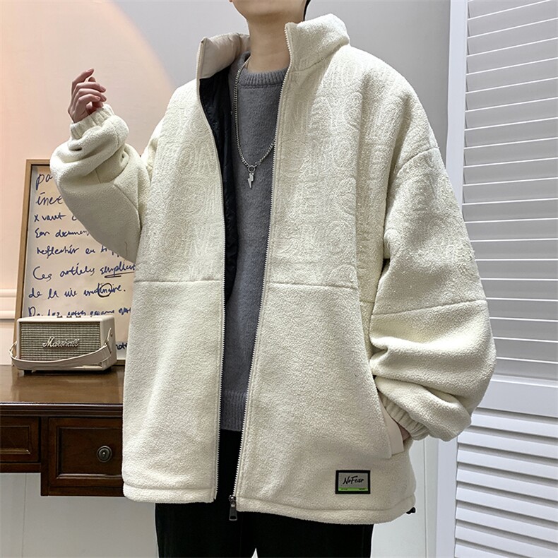 22冬 冬季新款羊羔毛外套情侣宽松摇粒绒棉衣 B266-Y617-P125图片