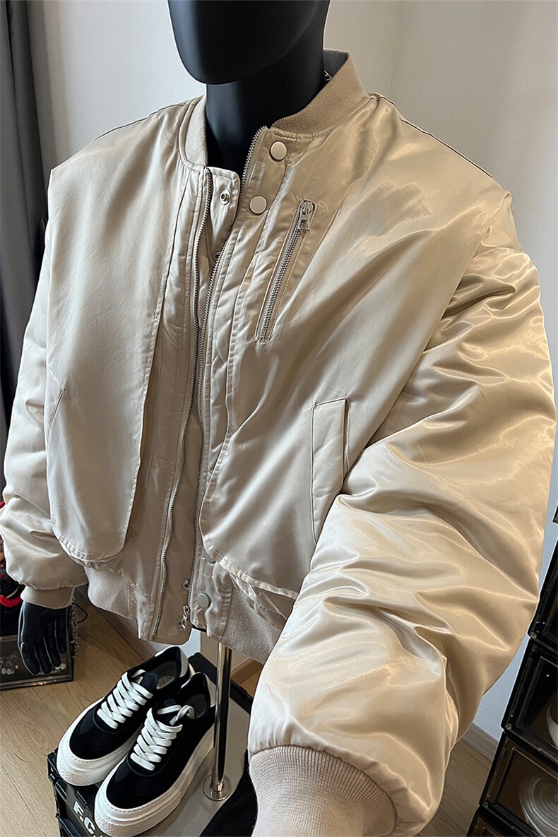复古棒球服棉衣男冬季短款棉服工装飞行服夹克XZ514-2-MY005-P118,男装夹克,星座514-2(原B239)