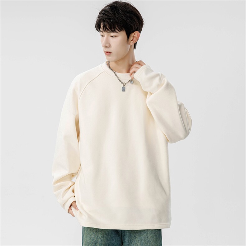 秋冬圆领德绒卫衣男有加绒 WY970-P35图片