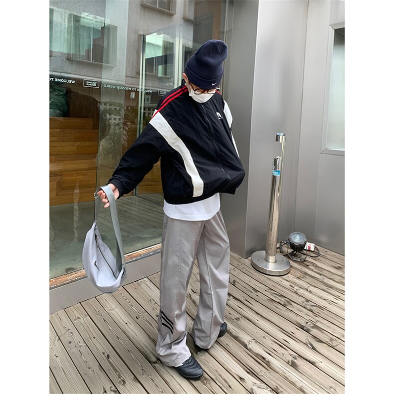 B221美式ins街头hiphop休闲情侣宽松运动裤子LK23117-P60控78,男装休闲裤,电商B221