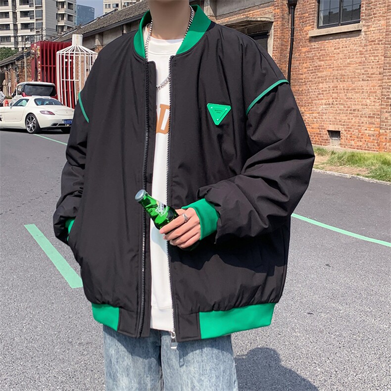 V领学生男女款夹克外套轻薄棒球服白鸭绒羽绒服短款,男装羽绒服,星座301D-4(原星座1004-4）
