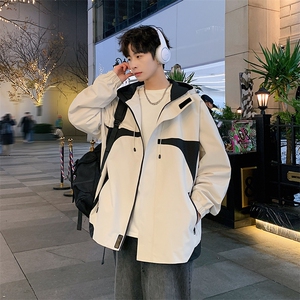 新款现货户外连帽夹克男 冲锋衣外套JK810 -P80图片