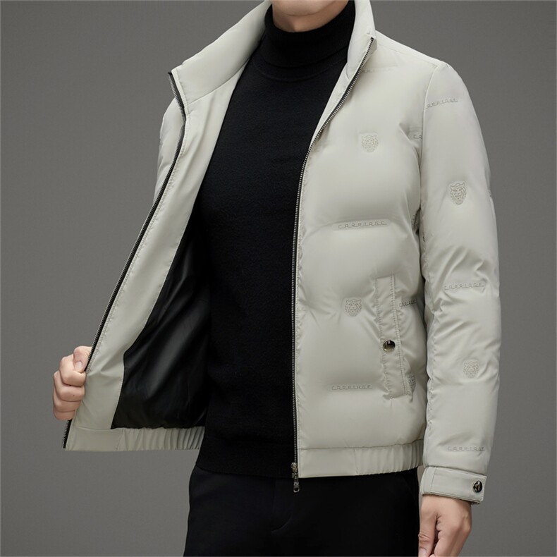 DAJ6221钱塘2020-2冬季新款百搭时尚休闲中年男士羽绒服P185,男装羽绒服,钱塘207-2
