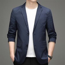 西服男薄款中年休闲西装外套男单西上衣便西2023春秋季新款，男装西服，电商B212（原钱塘6029）
