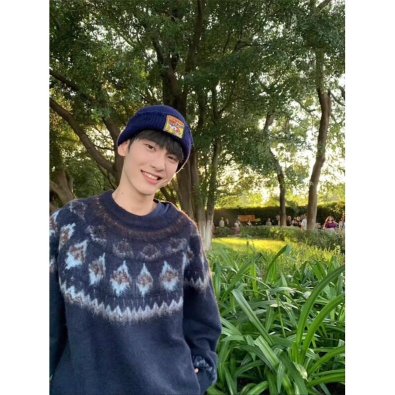 秋冬复古费尔岛毛衣男女情侣装针织衫美式潮牌重磅宽松毛线衣上衣图片