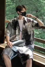 小河套装TZ77826特P50衬衫DCS77827特P30DK77828特P20套装控98，男装衬衫，星座226-1
