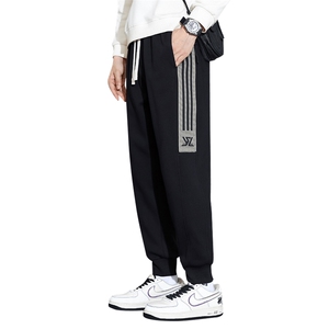 2XL-9XL男士加绒加厚大码宽松休闲运动休闲裤男图片