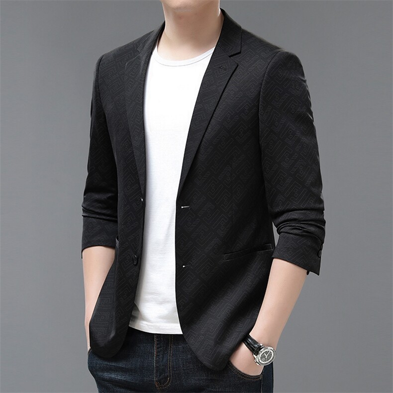 AH23167钱塘2020-3春季新款中年男士时尚西服简约休闲外套P142,男装西服,钱塘207-3