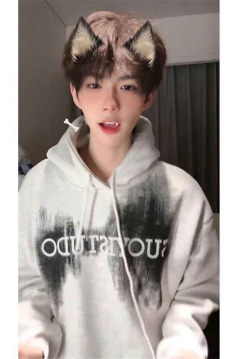 何秋亊同款卫衣连帽男春秋潮牌美式复古重磅oversize情侣宽松外套,男装卫衣,星座908-1
