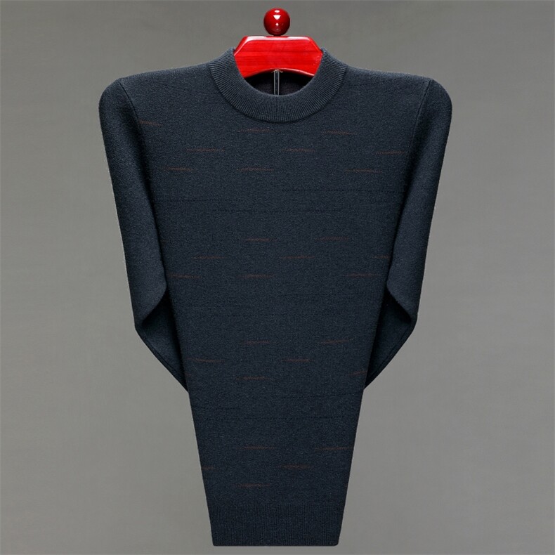 BB9659钱塘2020-2秋冬简约半高领纯色中年男士毛衣主推P77，男装针织衫/毛衣，钱塘207-2