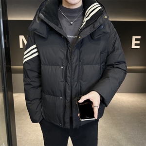 冬季新款连帽羽绒服男 短款韩版面包服保暖羽绒外套Y35301-P225图片