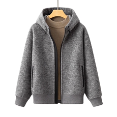 男士2025秋冬新款高级感休闲大衣毛呢外套Y006P385，男装毛呢大衣，电商A355（原A415）