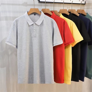 男士短袖POLO衫2023夏季新款韩版翻领T恤纯色半袖T4200P27图片