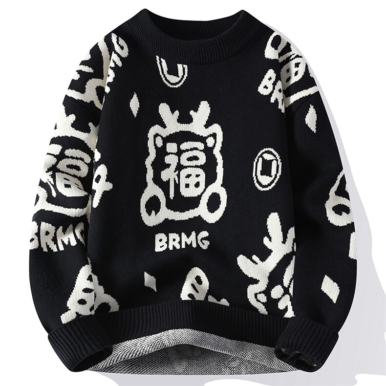 水貂绒仿貂绒潮牌高品质毛衣针织衫毛线衣男士A068-DXMY03-TP75,男装针织衫/毛衣,电商A068