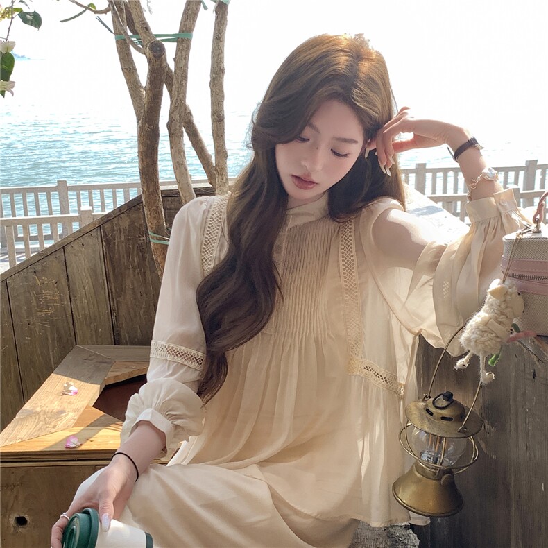 超仙时尚雪纺套装女2026春夏新款半透减龄显瘦流行阔腿裙裤三件套,女装套装/套裙,衣秀之家