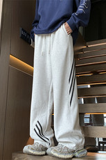 秋季新款美式织带拼接卫裤休闲裤XZ604-K106-特P40控78，男装休闲裤，星座604