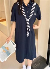 现货新款Polo连衣裙，女装连衣裙，MI MI(1F)