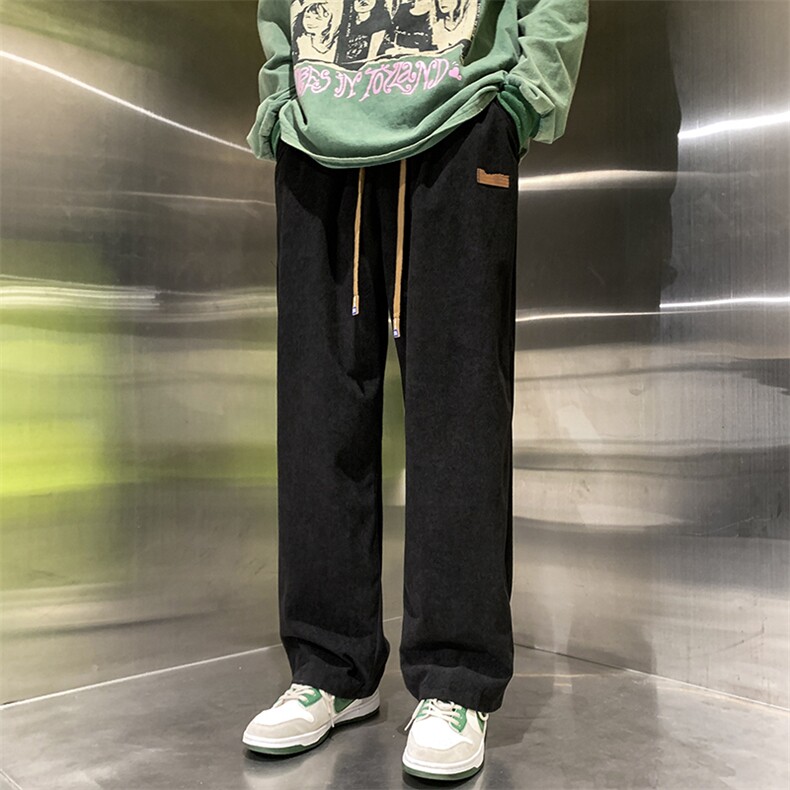 2024秋冬新款大码拖地裤XZ806-KZ2272常规P58-KZ2272加绒p68,男装休闲裤,四季星座806