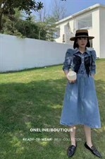 【现货】夏季牛仔连衣裙，女装连衣裙，衣邸