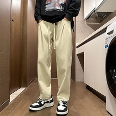港风高品质休闲裤男裤宽松休闲裤抽绳休闲裤MYK24-9835-P45，男装休闲裤，星座717