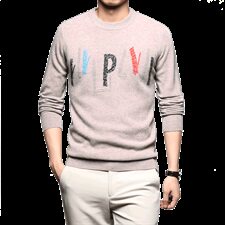钱塘2020-2秋冬A8812男士针织衫秋季男装P130，男装针织衫/毛衣，钱塘207-2