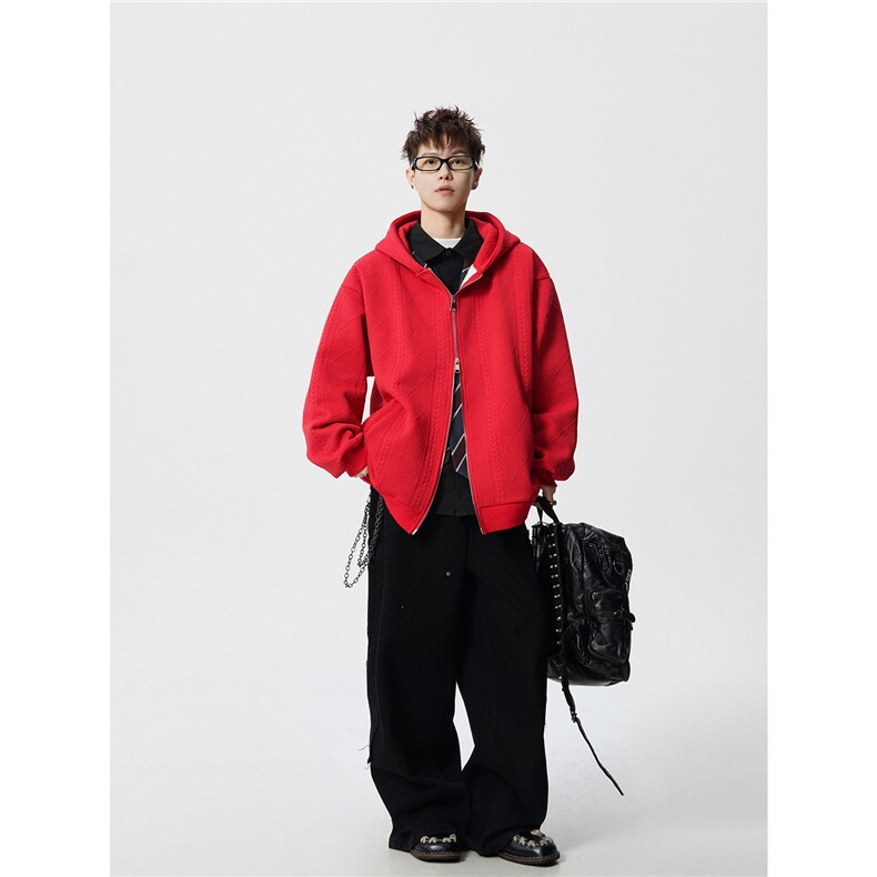 现货WY5528-P75特大码中性超厚北极绒双拉链开衫外套,女装短外套,电商D232