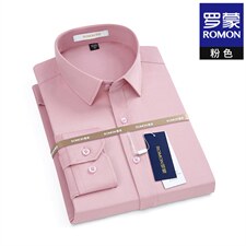 中年男士秋季长袖衬衫潮流纯色百搭衬衣商务休闲时尚男装宽松寸衫，男装衬衫，电商B212（原钱塘6029）
