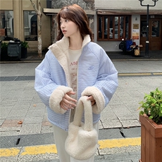 C971-P120工装棉服双面穿派克服毛领，男装棉衣，星座911-2(原星座613-2）