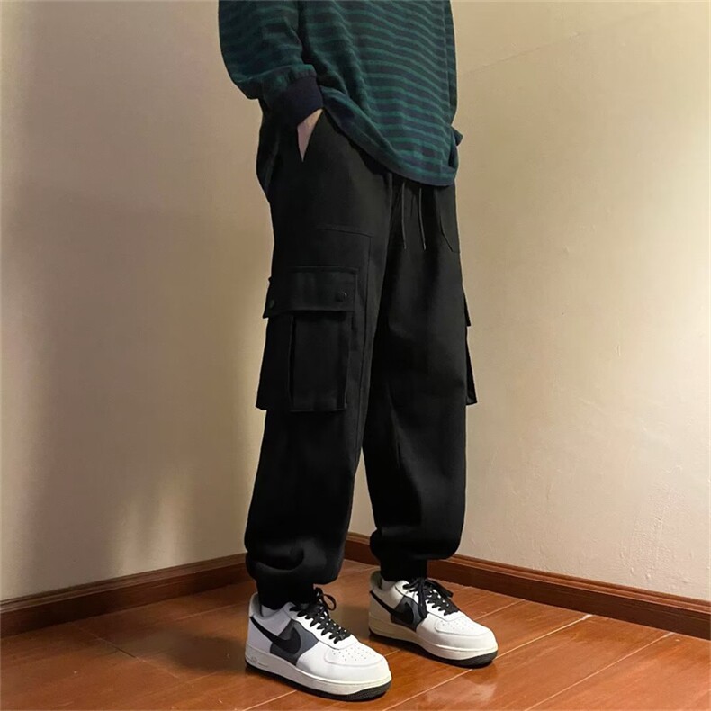 古着vintage工装裤子男女春季宽松束脚裤美式高街休闲裤K2725-p36,男装休闲裤,星座1008