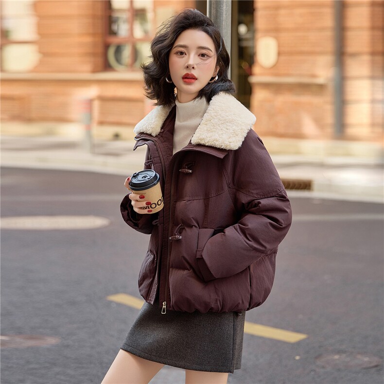 现货2025年冬季新款加厚短款韩版休闲棉衣保暖石墨烯棉衣,女装棉衣/棉服,悦祺