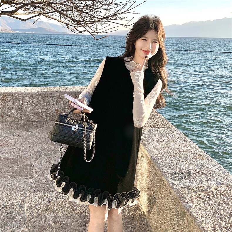 2026春季新款蕾丝丝绒花边套装P155K248,女装套装/套裙,2B146