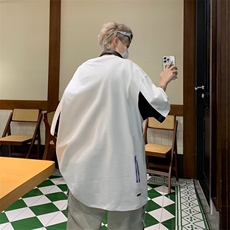 潮牌短袖t恤男士2024夏季新款宽松圆领上衣潮HT135P36，男装T恤，星座1116-2