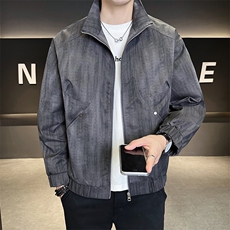 行政夹克男2025新款秋季休闲简约外套C317-J7719-P115，男装夹克，电商C317