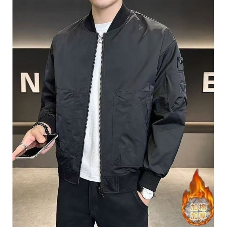 复古男装时尚外套棒球领百搭设计感飞行员夹克外套JG1603,男装夹克,星座1116A（原606A-3）