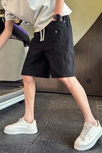 D9599-P45 夏季新款男士短裤男工装潮流宽松直筒休闲速干短裤图片