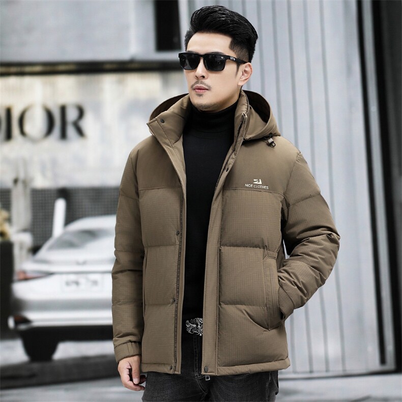 B23965钱塘2020-3连帽休闲冬季厚款新款中年男士羽绒服P298,男装羽绒服,钱塘207-3