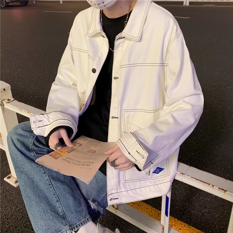 春季新款美式男外套牛仔夹克JK6001P46,男装夹克,星座1116-2