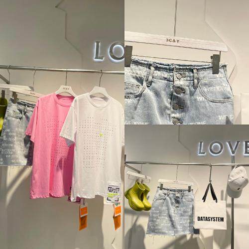 韩版新款T恤～，女装T恤，LOVELS