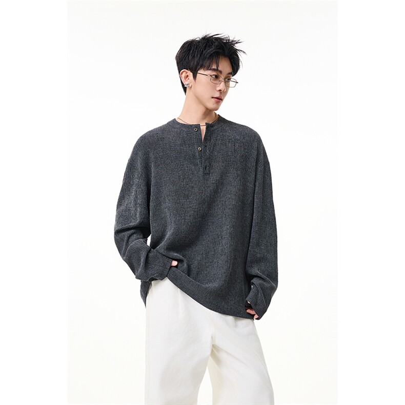 特P35无差价新款百搭潮流春秋时尚长袖T恤-HX1025无影墙,男装T恤,电商A003