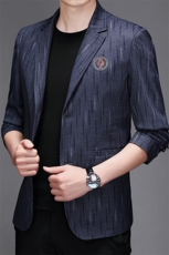 西服男士潮流2024年时尚休闲青年小西装商务正装学生职业装外套，男装西服，钱塘6003（原4033）