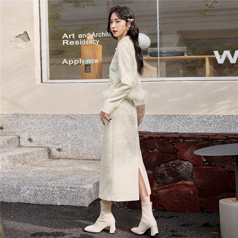 【小香bao款现货】2025新款秋冬时髦时尚小香风法式套装,女装套装/套裙,众宇琦