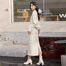 【小香bao款现货】2025新款秋冬时髦时尚小香风法式套装，女装套装/套裙，众宇琦